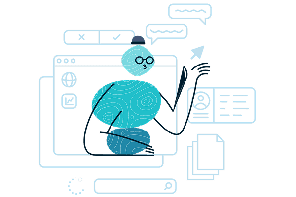 pebble people UI